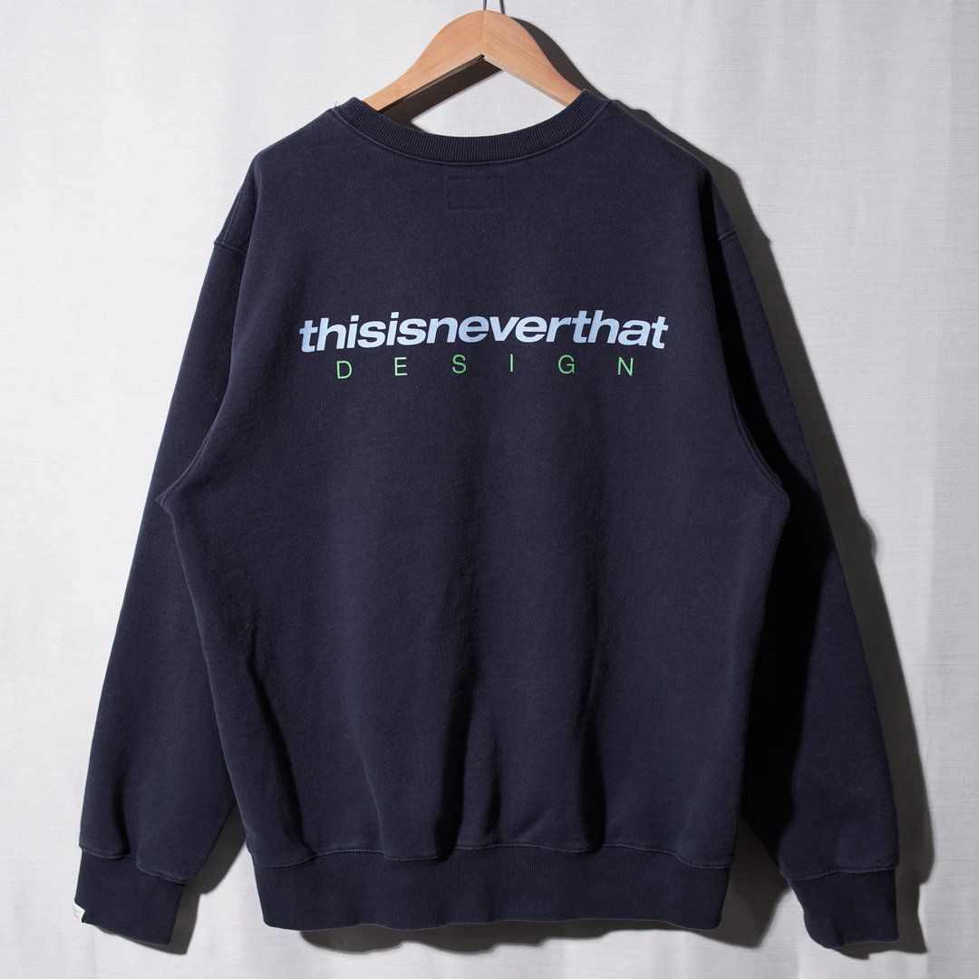 ディスイズネバーザット thisisneverthat スウェット L ネイビー