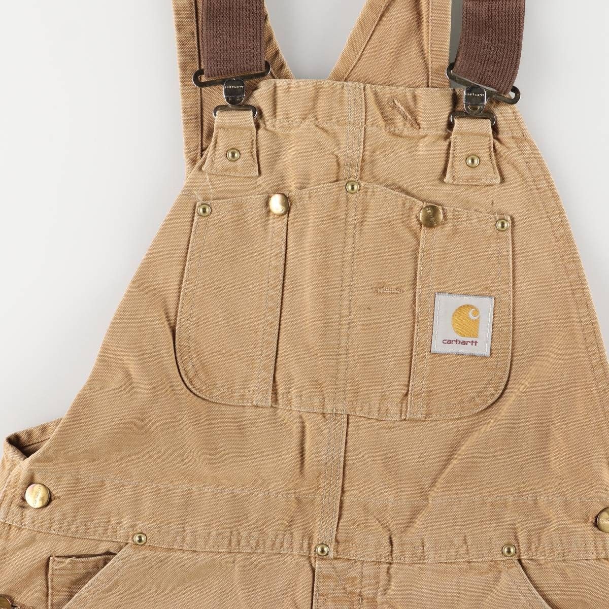 古着 カーハート Carhartt ダブルニー ダック オーバーオール メンズ