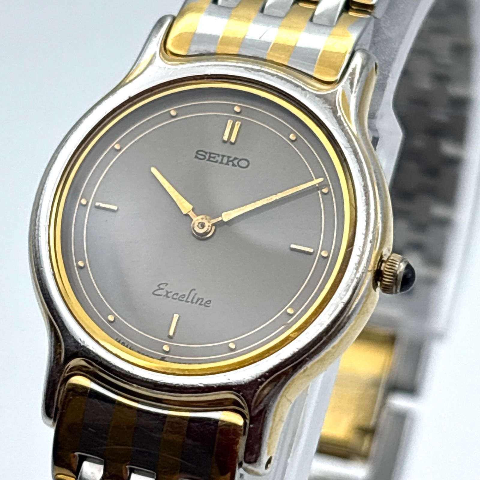 C135【美品・電池交換済】 SEIKO EXCELINE セイコー エクセリーヌ 