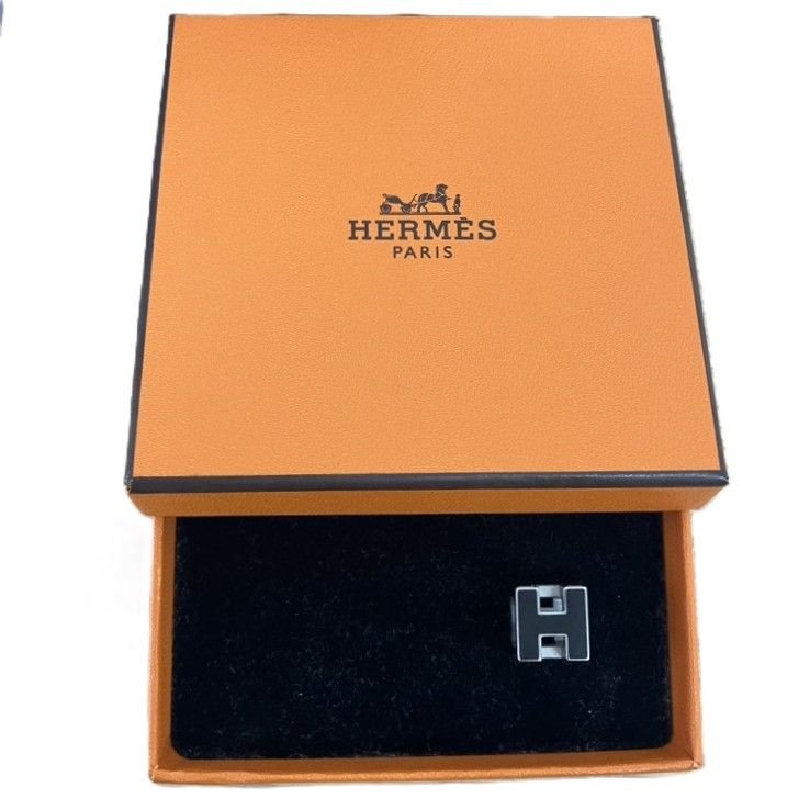 【訳あり】　HERMES エルメス Hキューブペンダントトップ ♪Hermes エルメス Hキューブ ペンダントトップのみ ブラック - メルカリ
