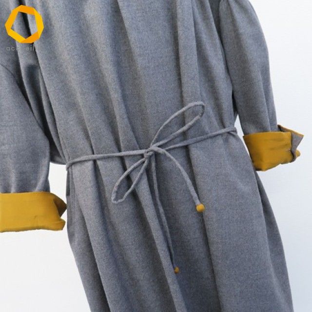 ミナペルホネン minaperhonen ワンピース ロング フレア リボン シルク