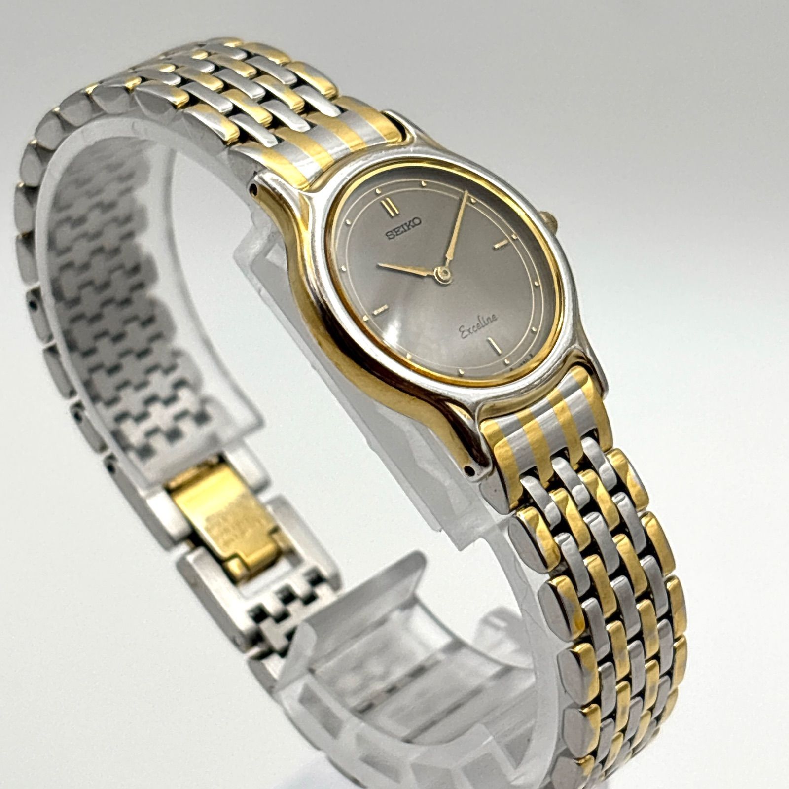 C135【美品・電池交換済】 SEIKO EXCELINE セイコー エクセリーヌ