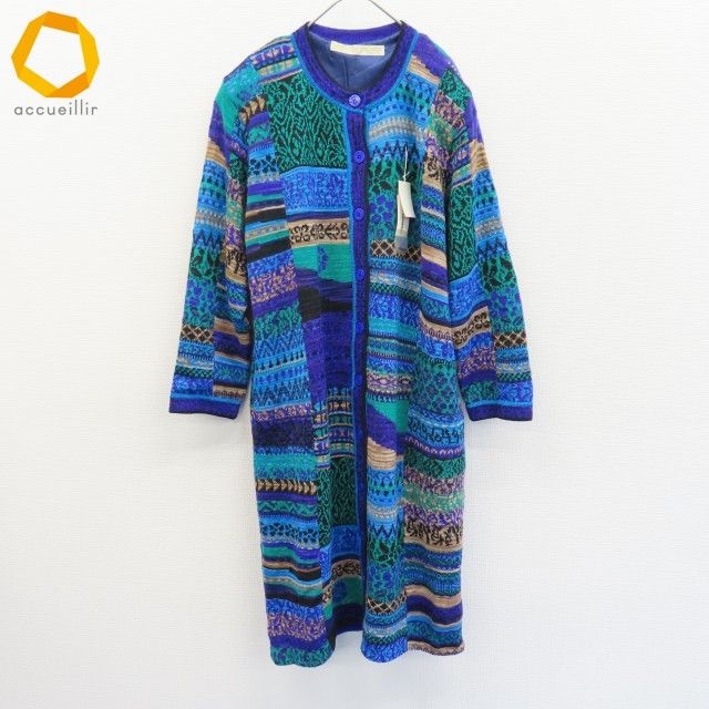 モリオカサチコ MORIOKA SACHIKO ヴィンテージ カーディガン ニット