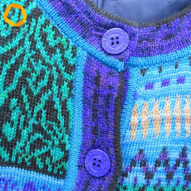 モリオカサチコ MORIOKA SACHIKO ヴィンテージ カーディガン ニット