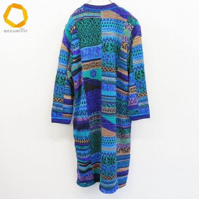 MORIOKA SACHIKO ロングカーディガン コート モリオカサチコ MORIOKA SACHIKO ヴィンテージ カーディガン ニット