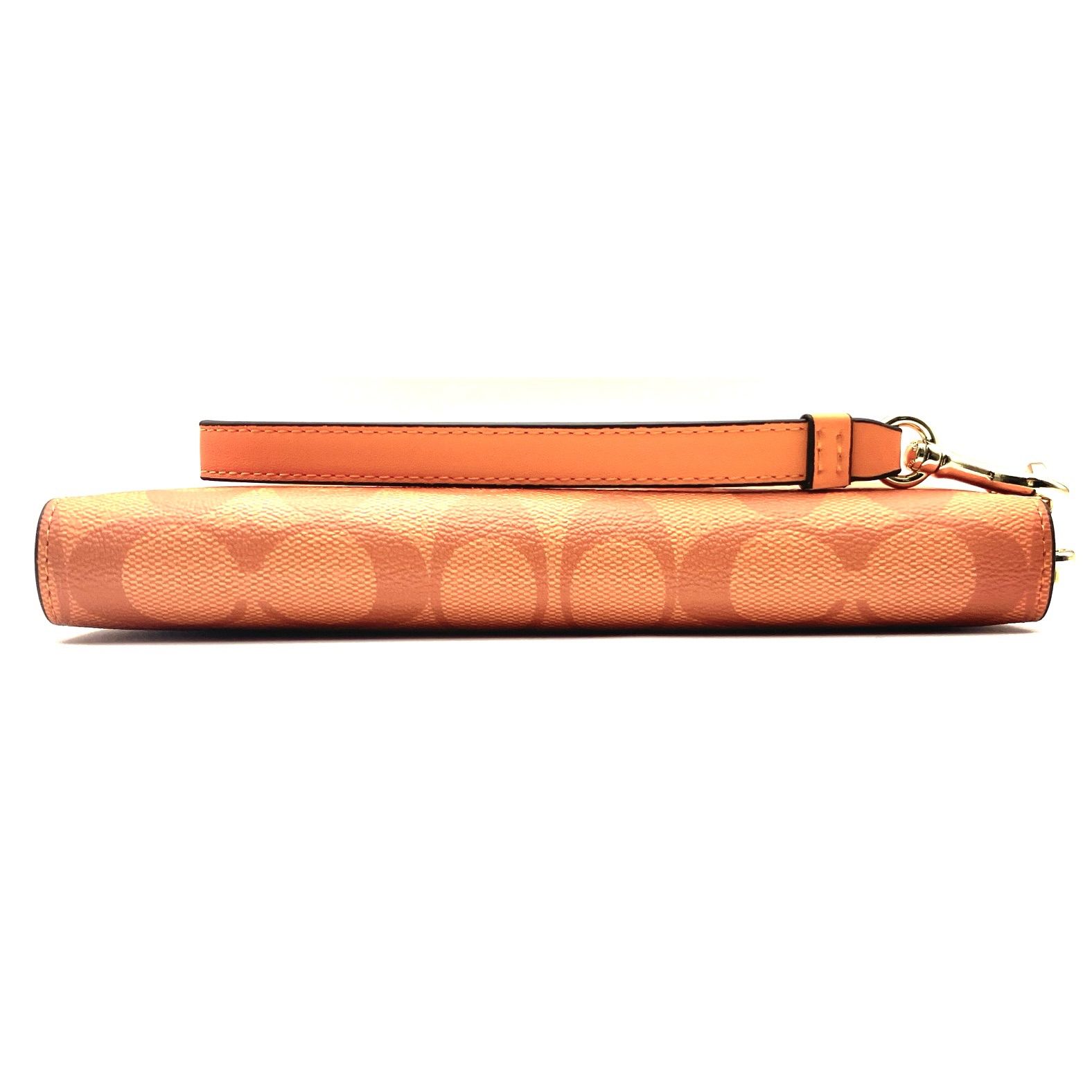COACH コーチ C4452 長財布 オレンジ シグネチャー - メルカリ