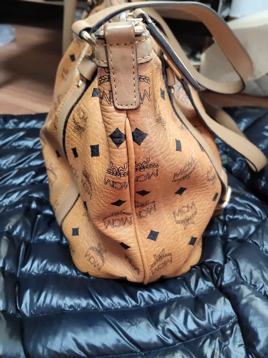 MCM ボストンバッグ ブラウン トートバッグ 【公式通販】