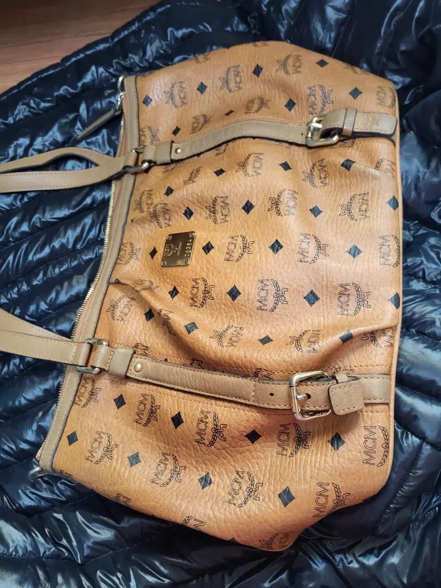 MCM ボストンバッグ ブラウン トートバッグ 【公式通販】