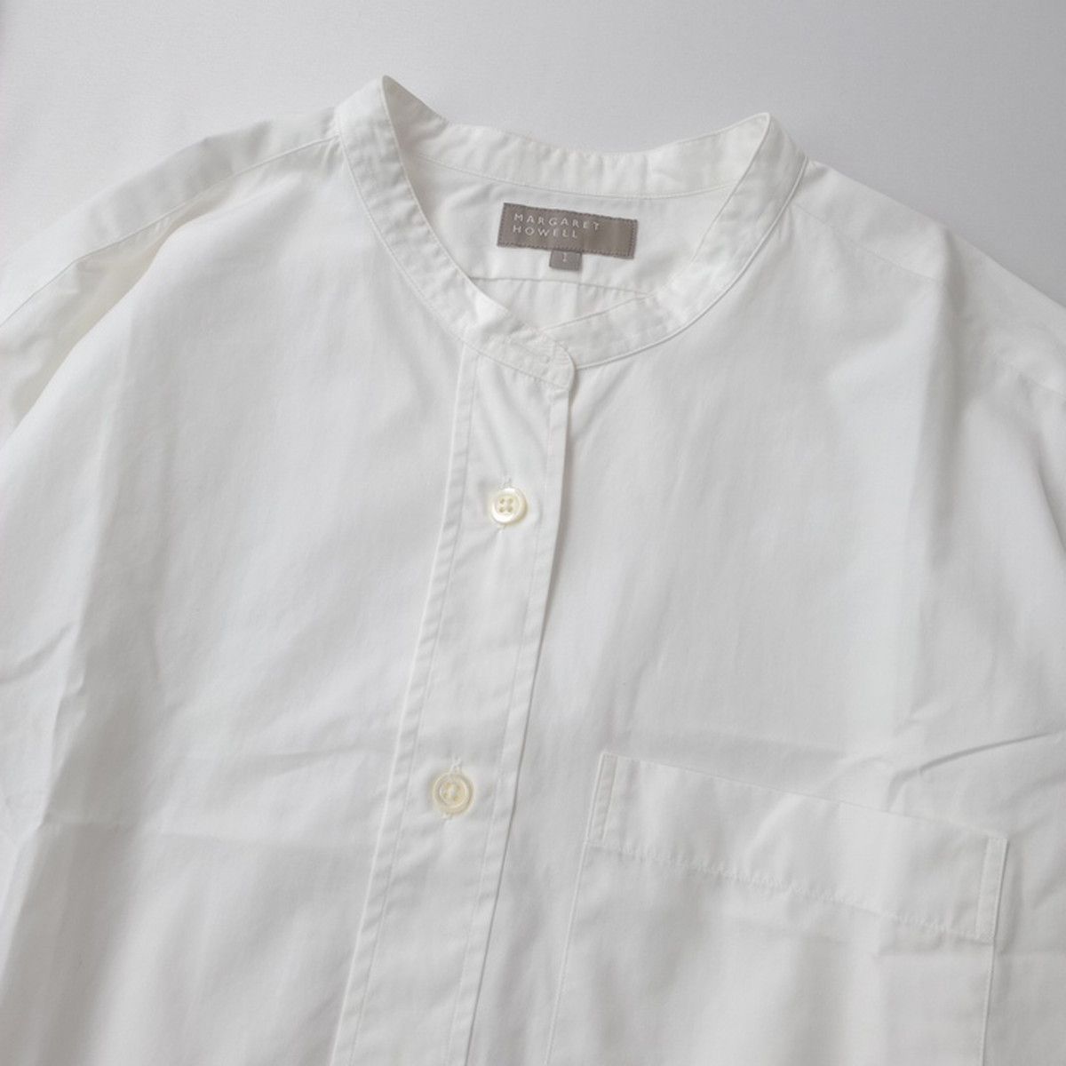 MARGARET HOWELL マーガレットハウエル オーバーサイズ バンドカラー