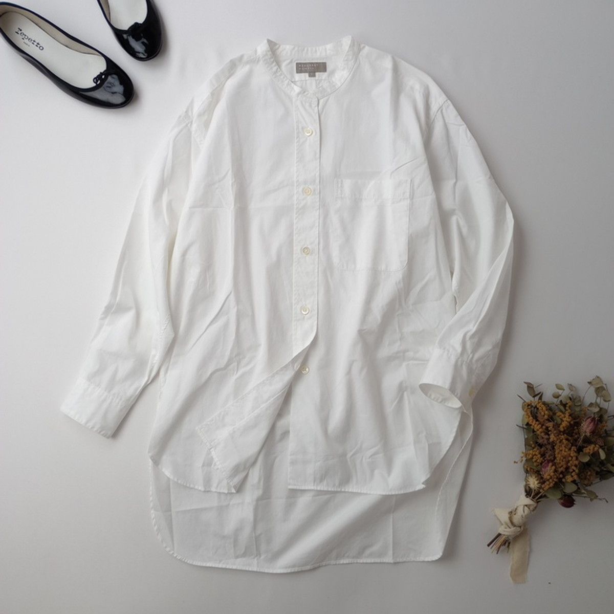 MARGARET HOWELL マーガレットハウエル オーバーサイズ バンドカラー