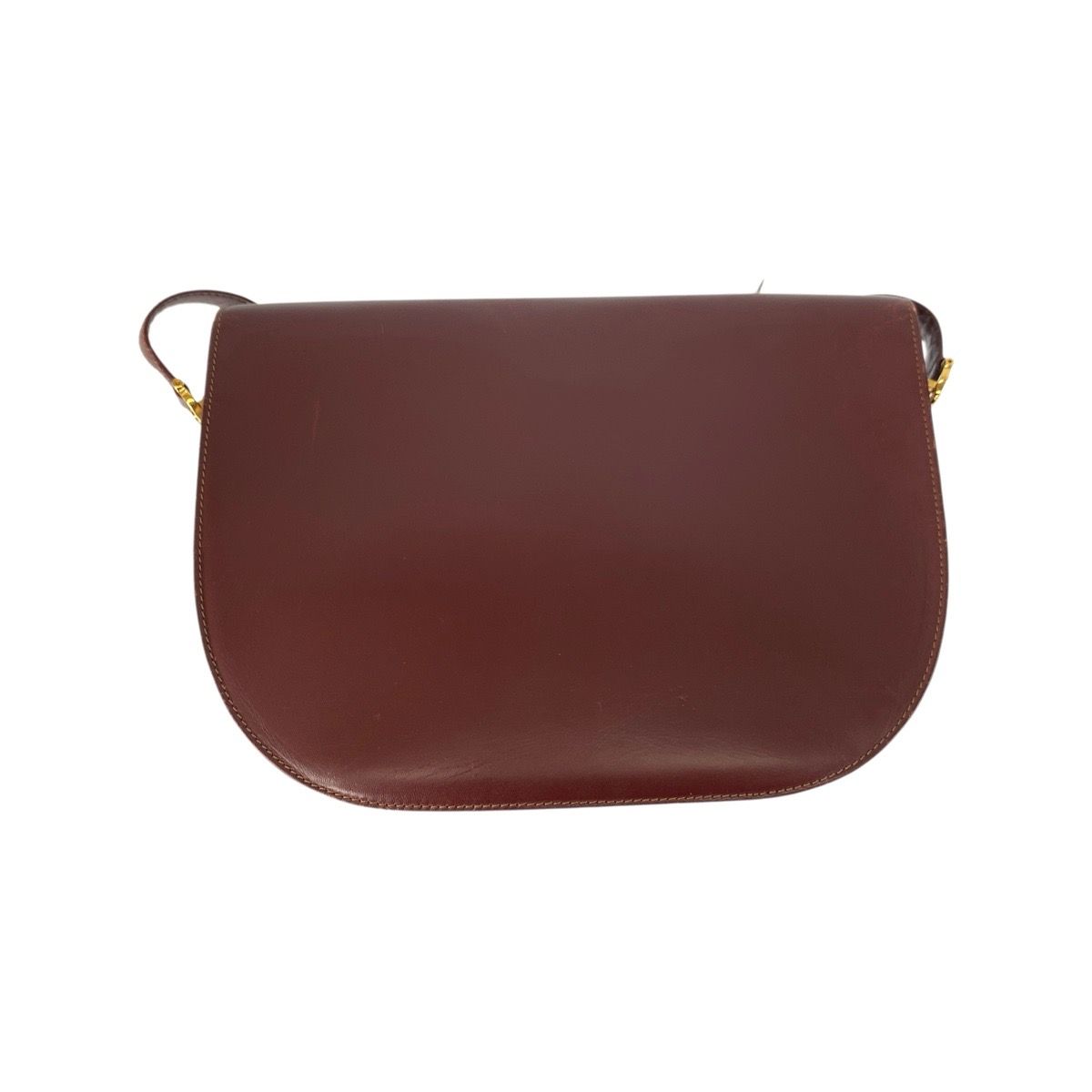 CARTIER カルティエ マストライン ボルドー ゴールド金具 レザー  