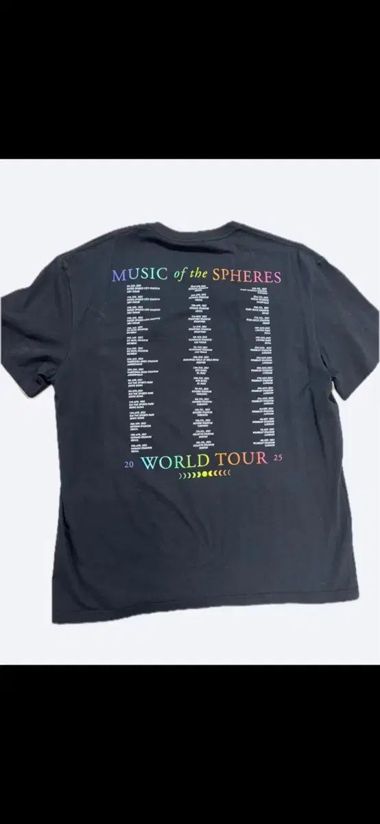 コールドプレイ ソウル コンサート Tシャツ XL