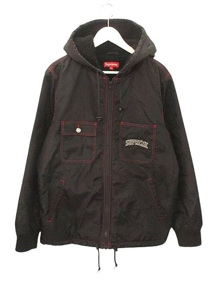 シュプリーム SUPREME Sherpa Lined Nylon Zip Up Jacket 裏地 ボア