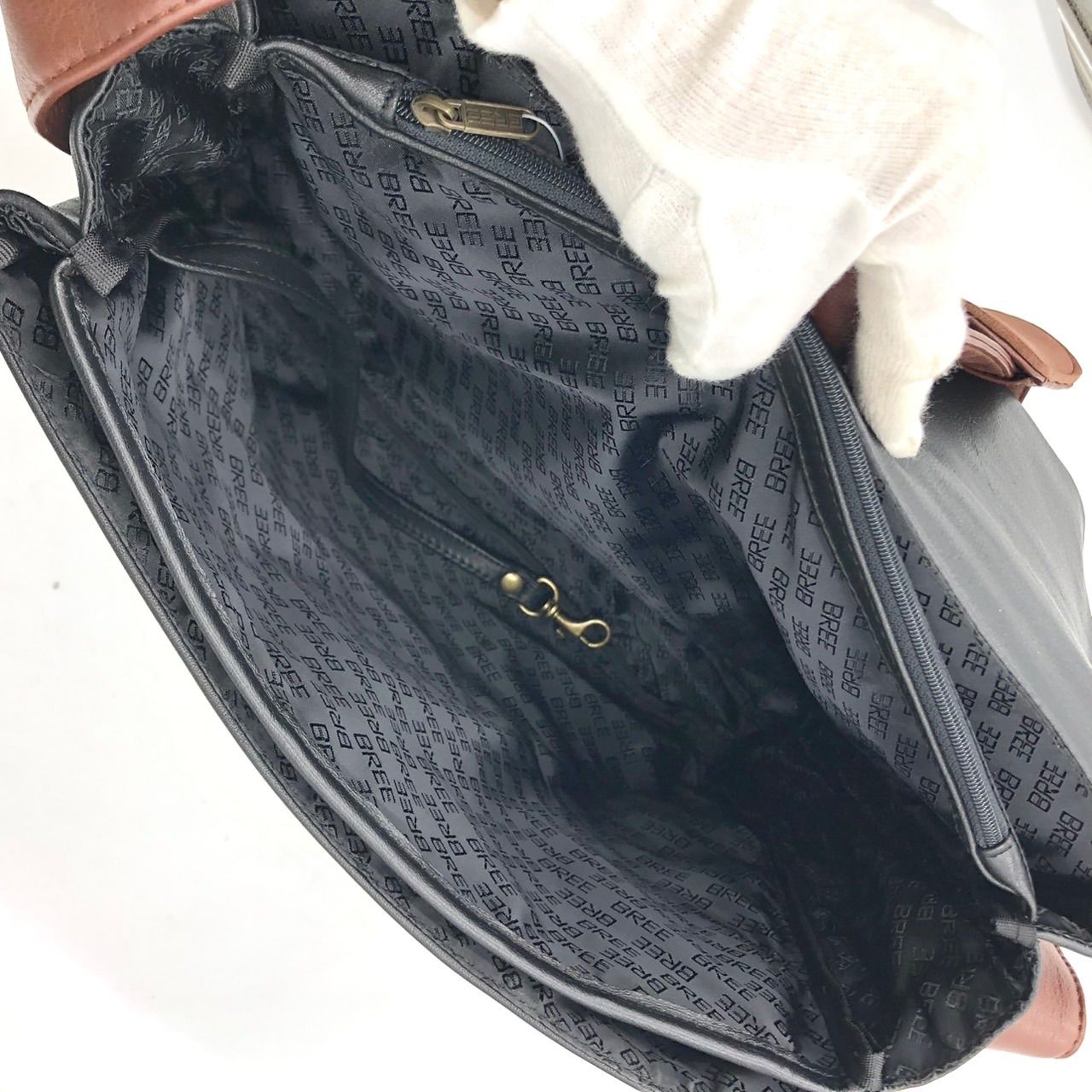 BREE ブリー ビジネスバッグ 2way トートバッグ レザー ネイビー 本革 BEVINI（ベヴィニ） 2way トートバッグ a4 レディース 本革 人気 通勤