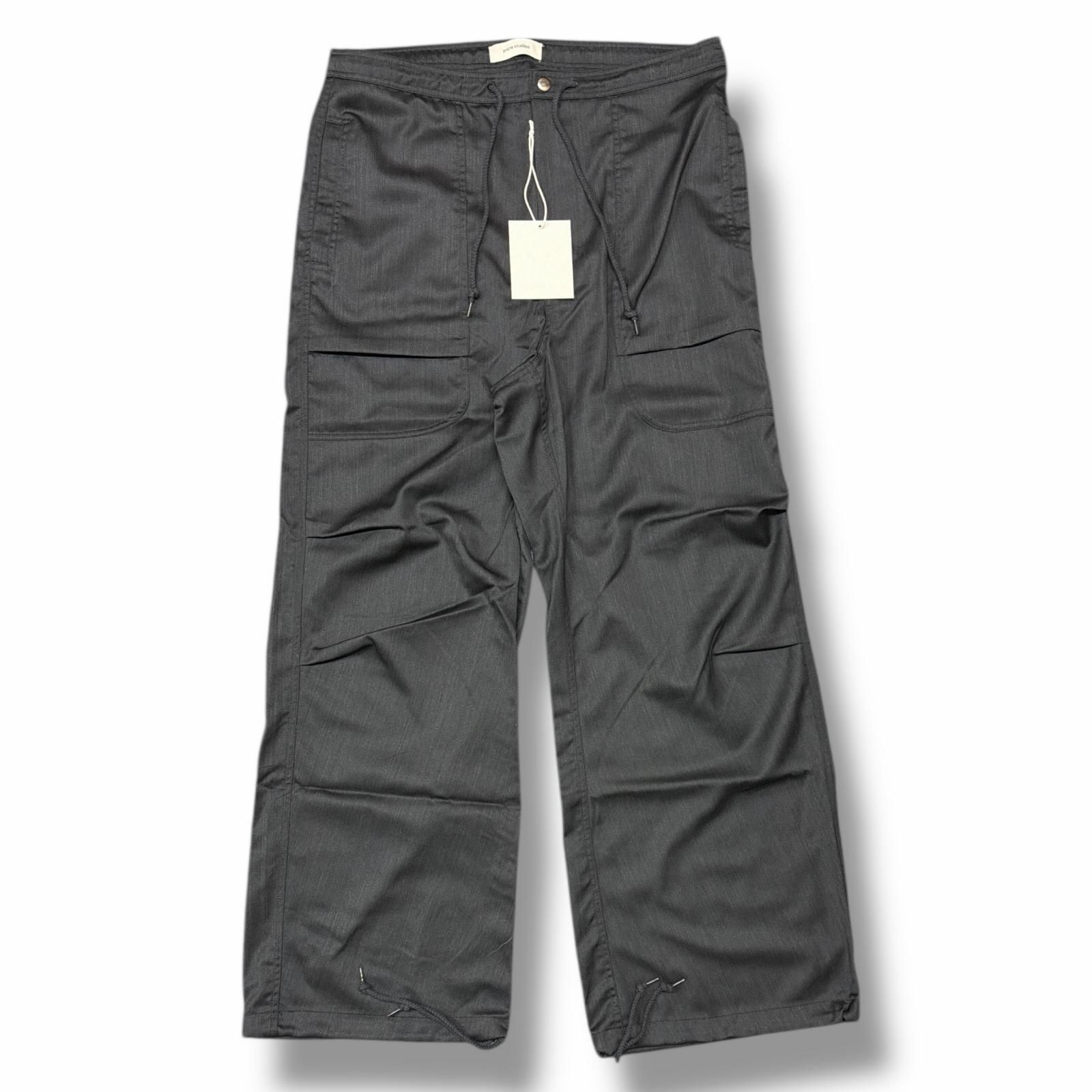 参考上代70400円 未使用 entire studios 25AW BARREN CARGO SUITING バレンカーゴ イージーパンツ トラウザーズ エンタイアスタジオ ESU-W25-3027 グレー L （6663M） 参考上代70400円 未使用 entire studios 25AW BARREN CARGO SUITING