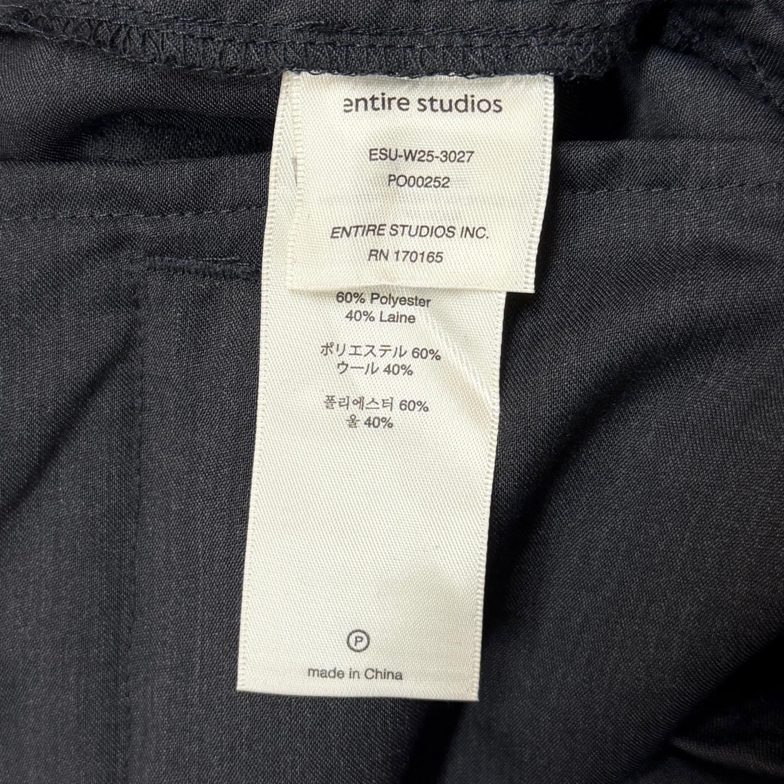 参考上代70400円 未使用 entire studios 25AW BARREN CARGO SUITING