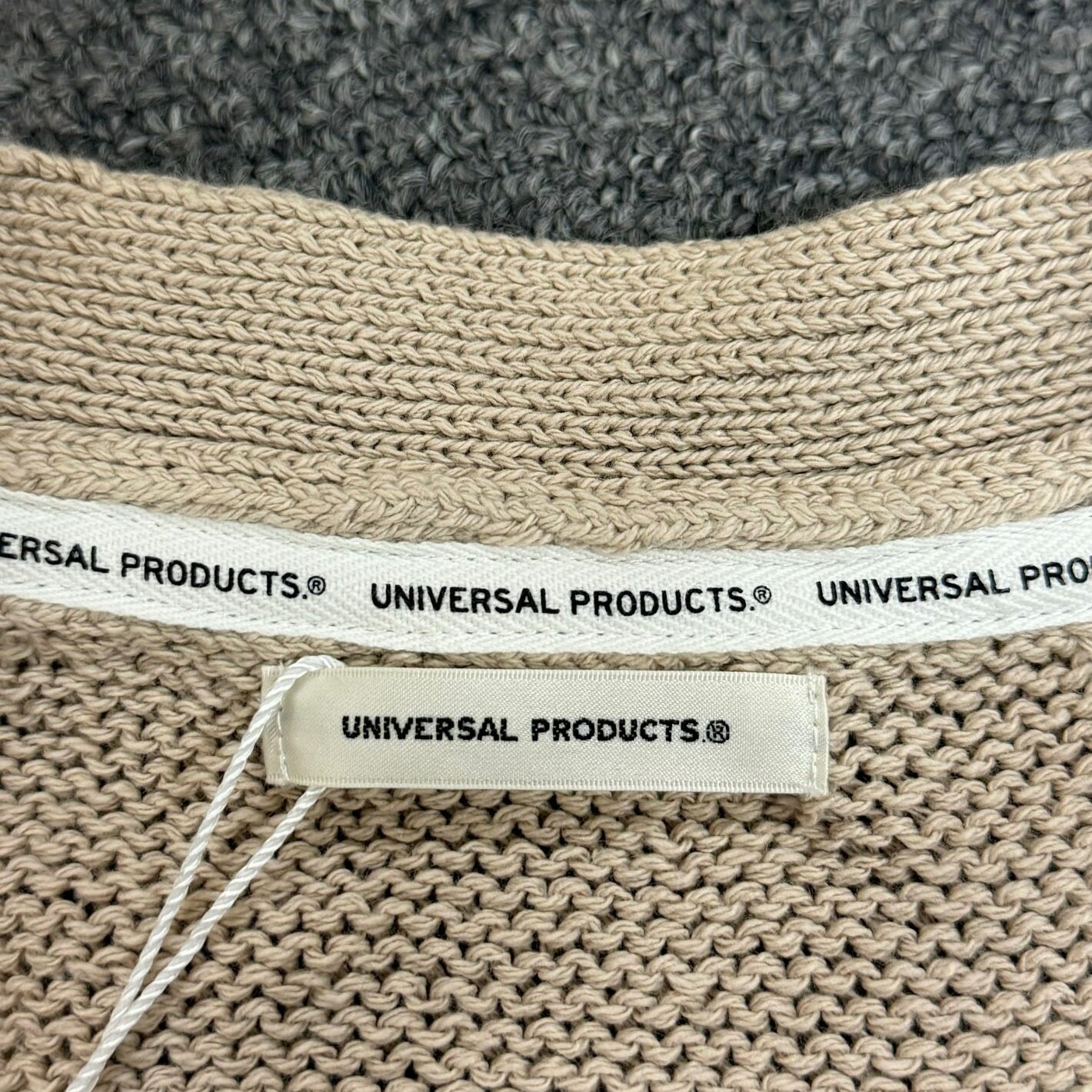 未使用 UNIVERSAL PRODUCTS 22SS DRY COTTON KNIT CARDIGAN ドライ 