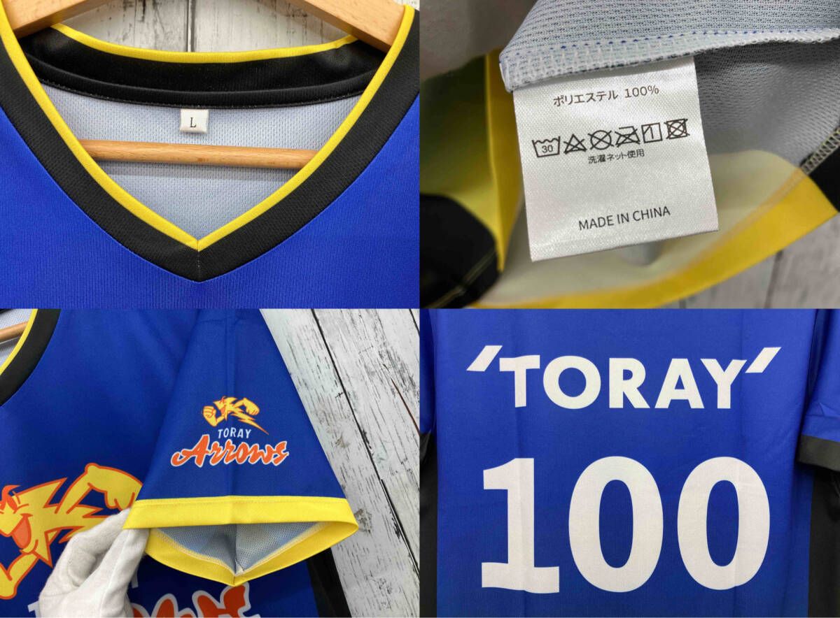 Vリーグ 女子バレー 東レアローズ 半袖Tシャツ バレーボール Lサイズ