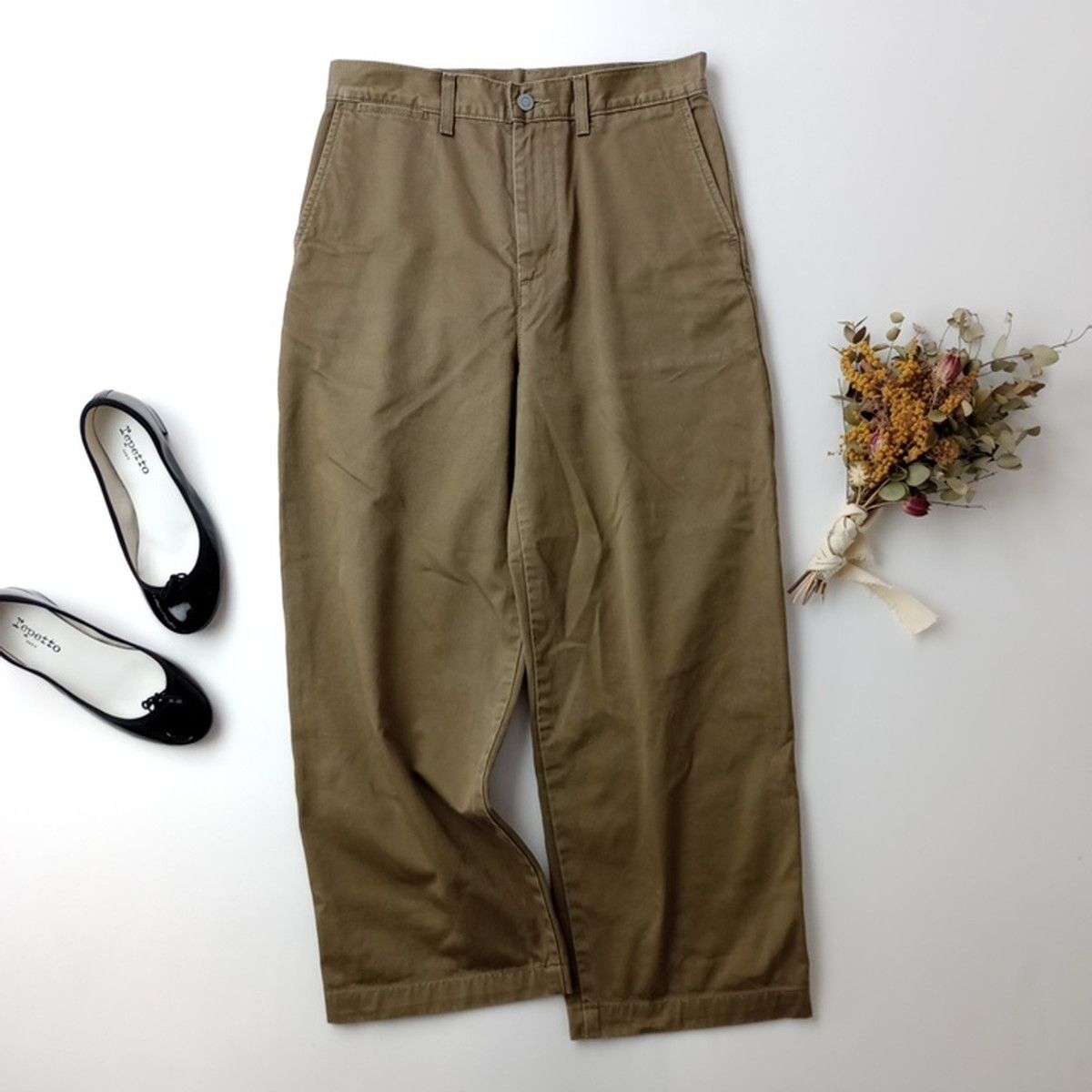 マーガレットハウエル MHL. エドウィン EDWIN チノパン ワイドパンツ EDWIN FOR MARGARET HOWELL | MARGARET HOWELL