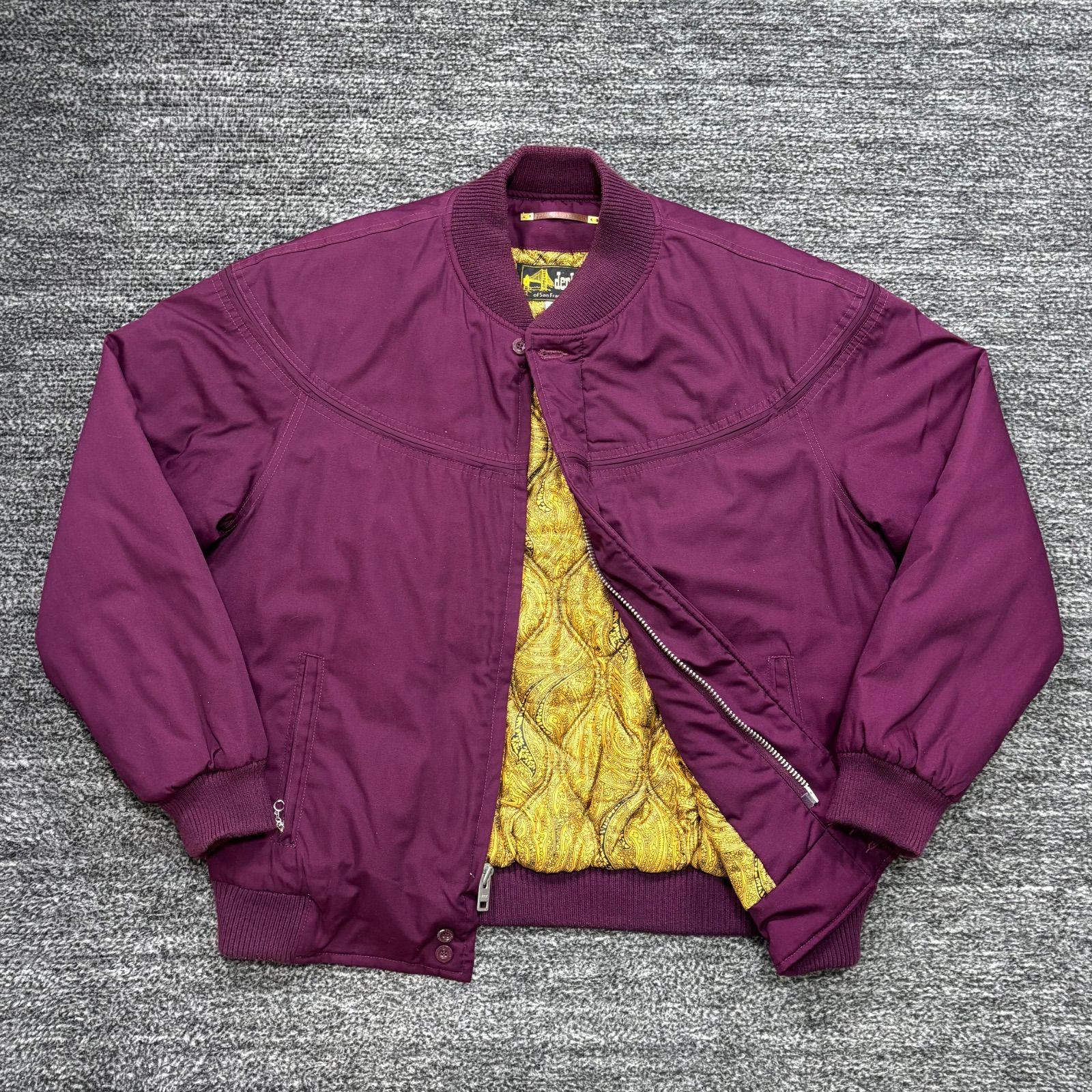 美品 Derby Of San Francisco Derby Jacket Black Orchid L ダービー
