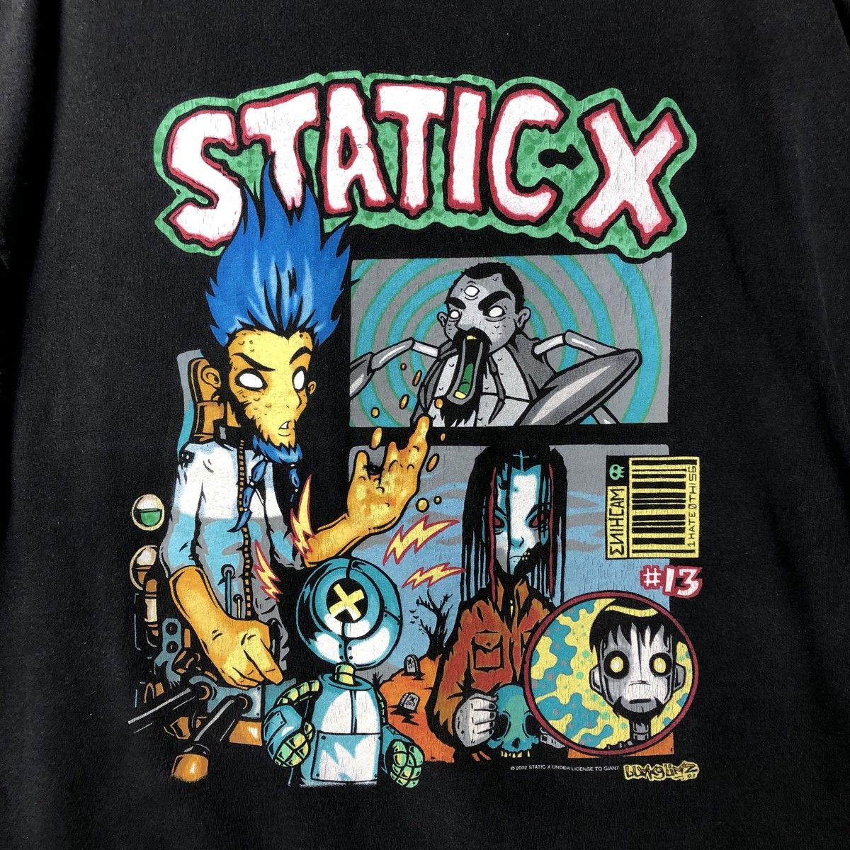 古着 00年代 アルスタイル ALSTYLE Static-X スタティックX バンドT 