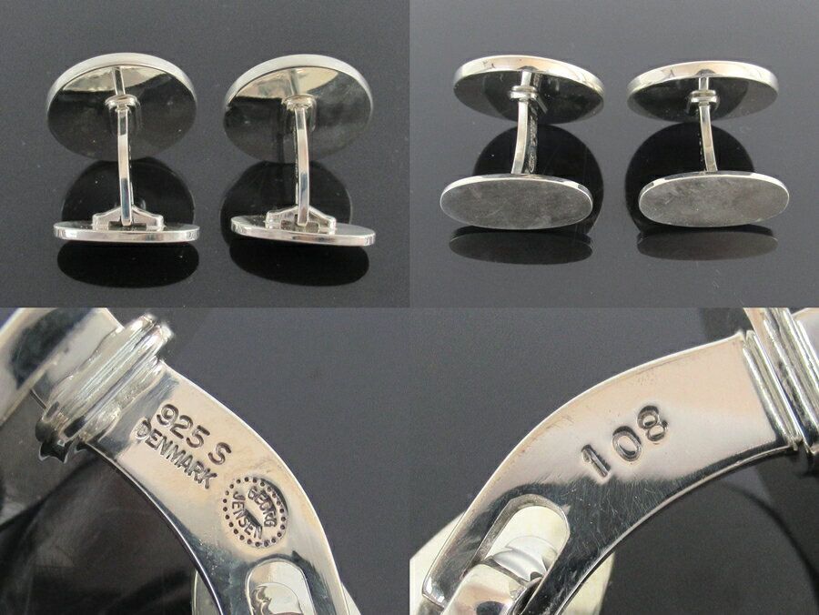 GEORG JENSEN ジョージ・ジェンセン カフリンクス カフスボタン #108