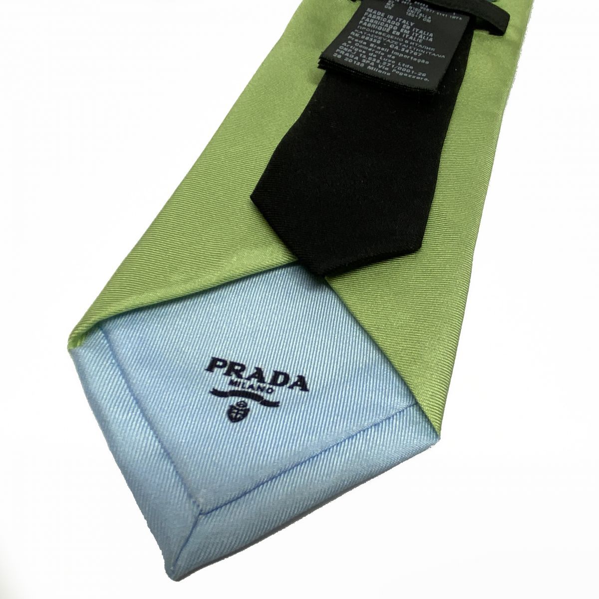 PRADA プラダ ネクタイ シルク グリーン ※中古 【津山店】 - メルカリ