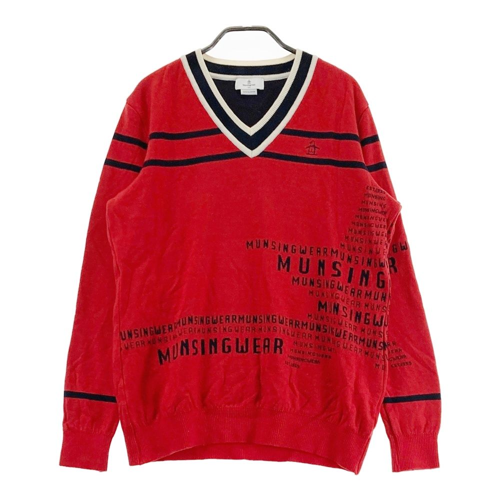 サイズ：LL MUNSING WEAR マンシングウェア MGWOJL02 ウール ニット