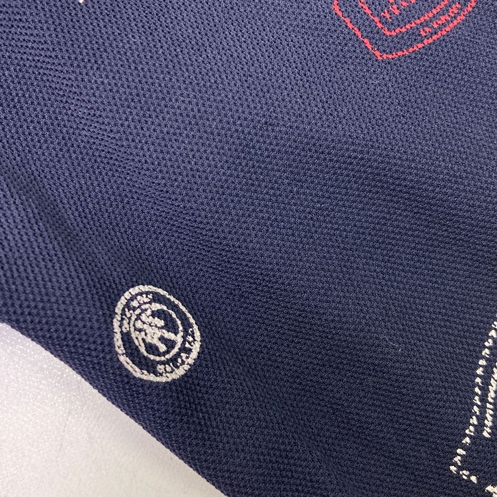 Callaway ゴルフ用ジャケット ネイビー 超美品】キャロウェイ 中綿ジャケット ネイビー×黒 総柄 ダブルジップ