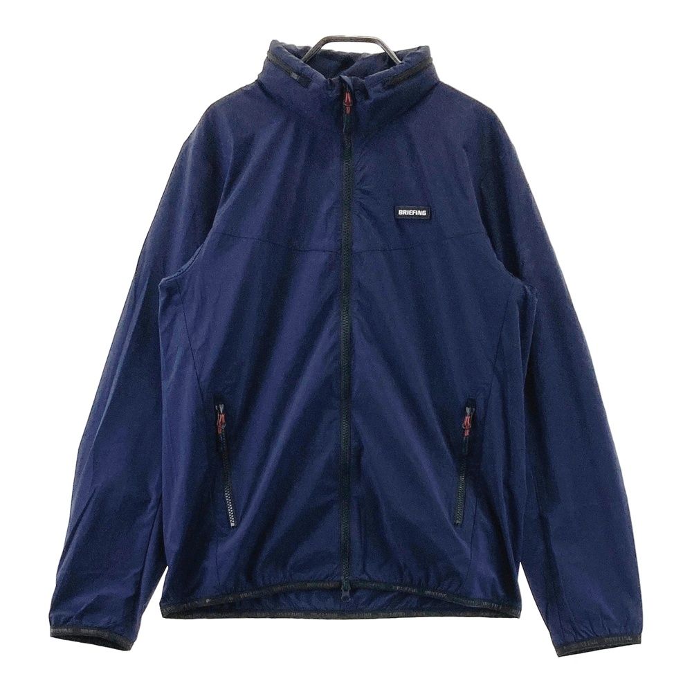 BRIEFING GOLF フード付きジャケット ネイビー　Lサイズ サイズ：M BRIEFING GOLF ブリーフィング フード付 ナイロン ジップ