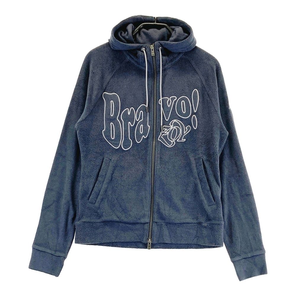 サイズ：40 ZOY ゾーイ 起毛 フード付 ジップジャケット グレー系