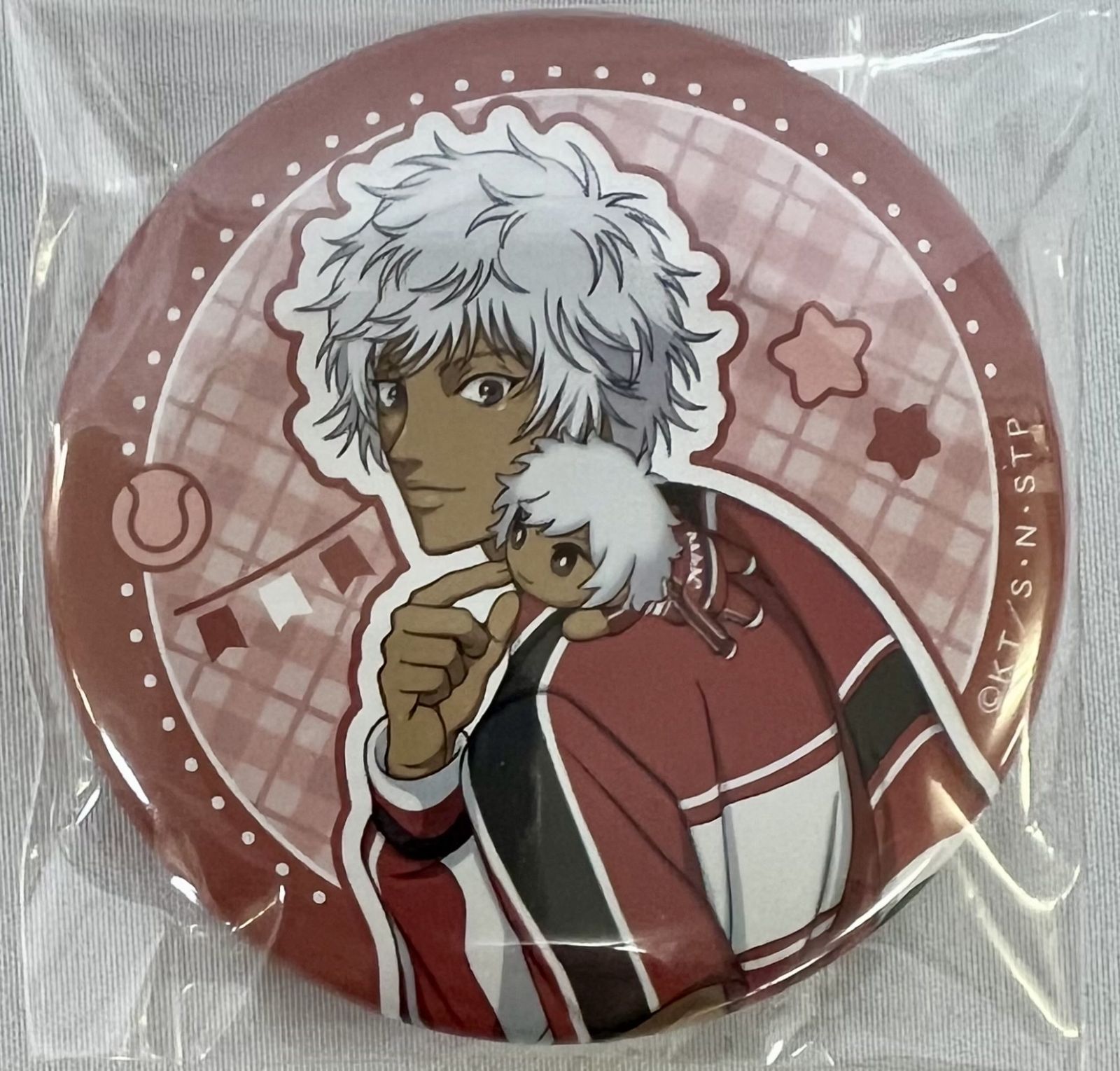 種ヶ島修二　缶バッジ 新テニスの王子様 缶バッジコレクション おきがえぬいといっしょ第3弾