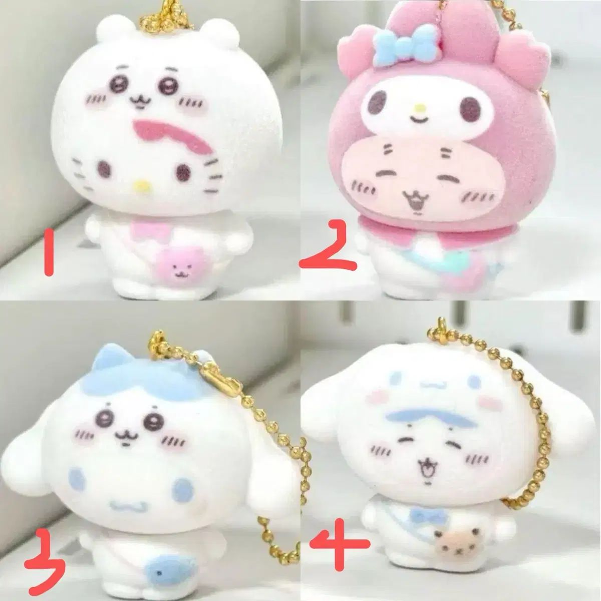 現物／最安値 Sanrio ちいかわ フロッキー マスコット キーホルダー