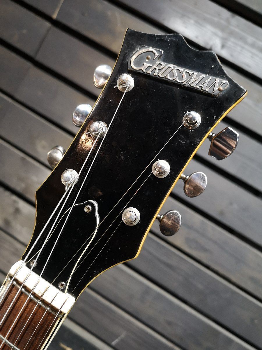 □価格応談!!□整備品□!!☆GROSSMAN 国産ビザールギター フルアコ