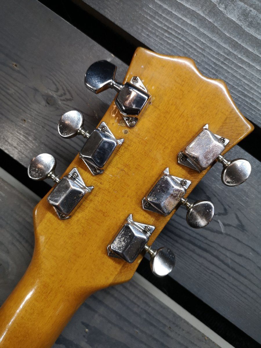 国産ビザールエレキギター フルアコ型 国産ビザールエレキギター