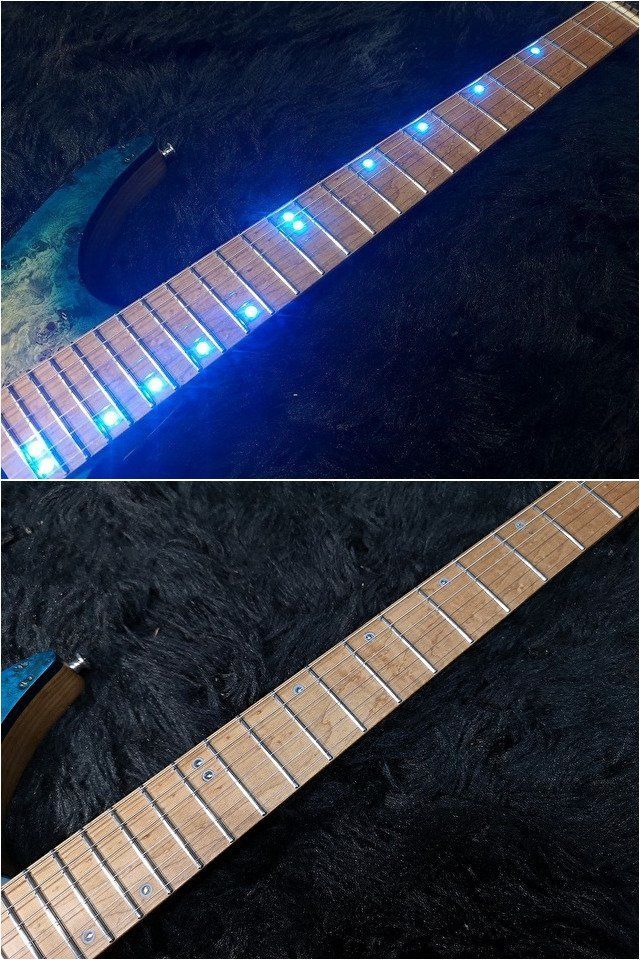 ☆冬の感謝祭☆彡☆EMG-60＆81搭載☆NK Headless Guitars See-through