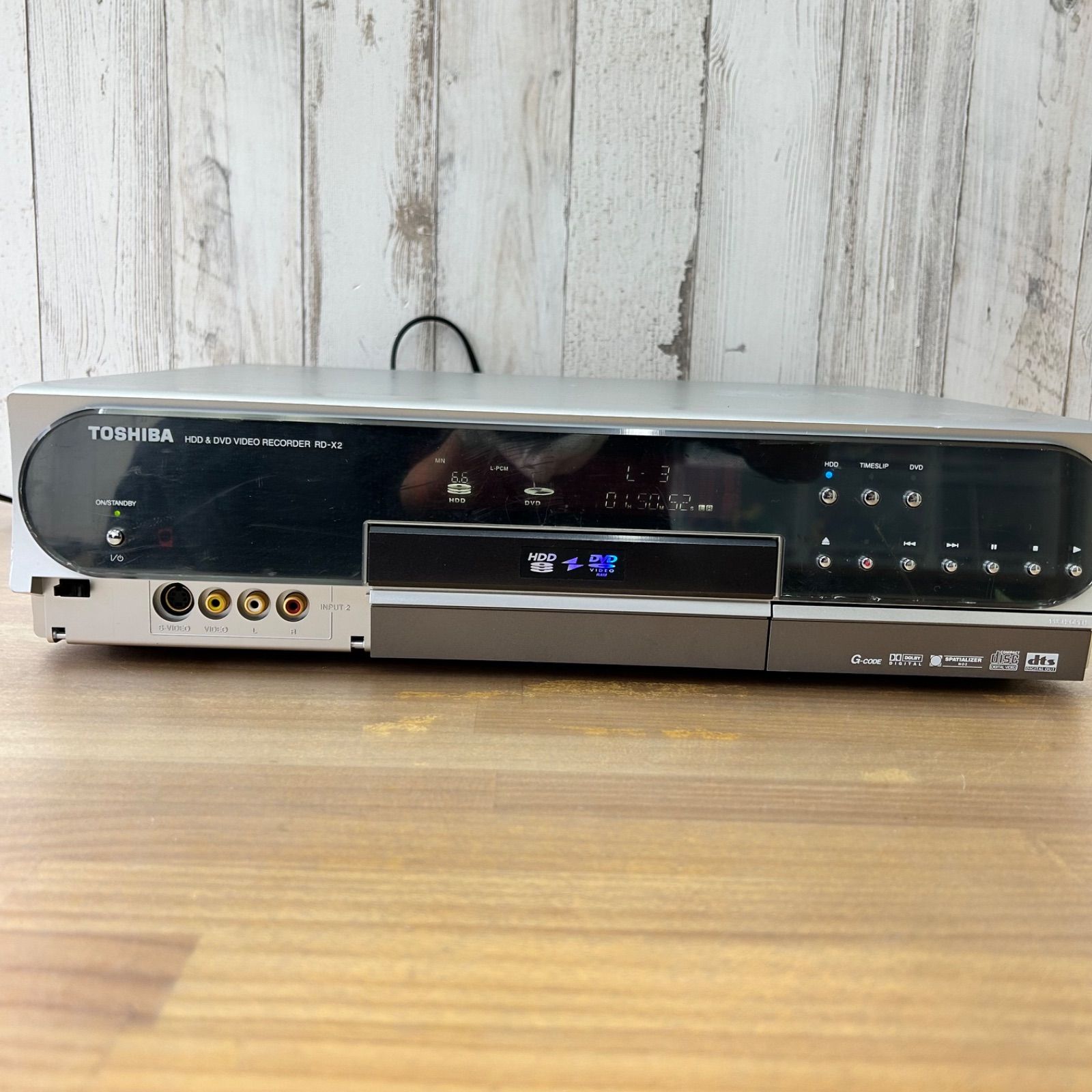 TOSHIBA 東芝 HDD＆DVDビデオレコーダー RD-X2 HDD/DVD再生確認済み 訳