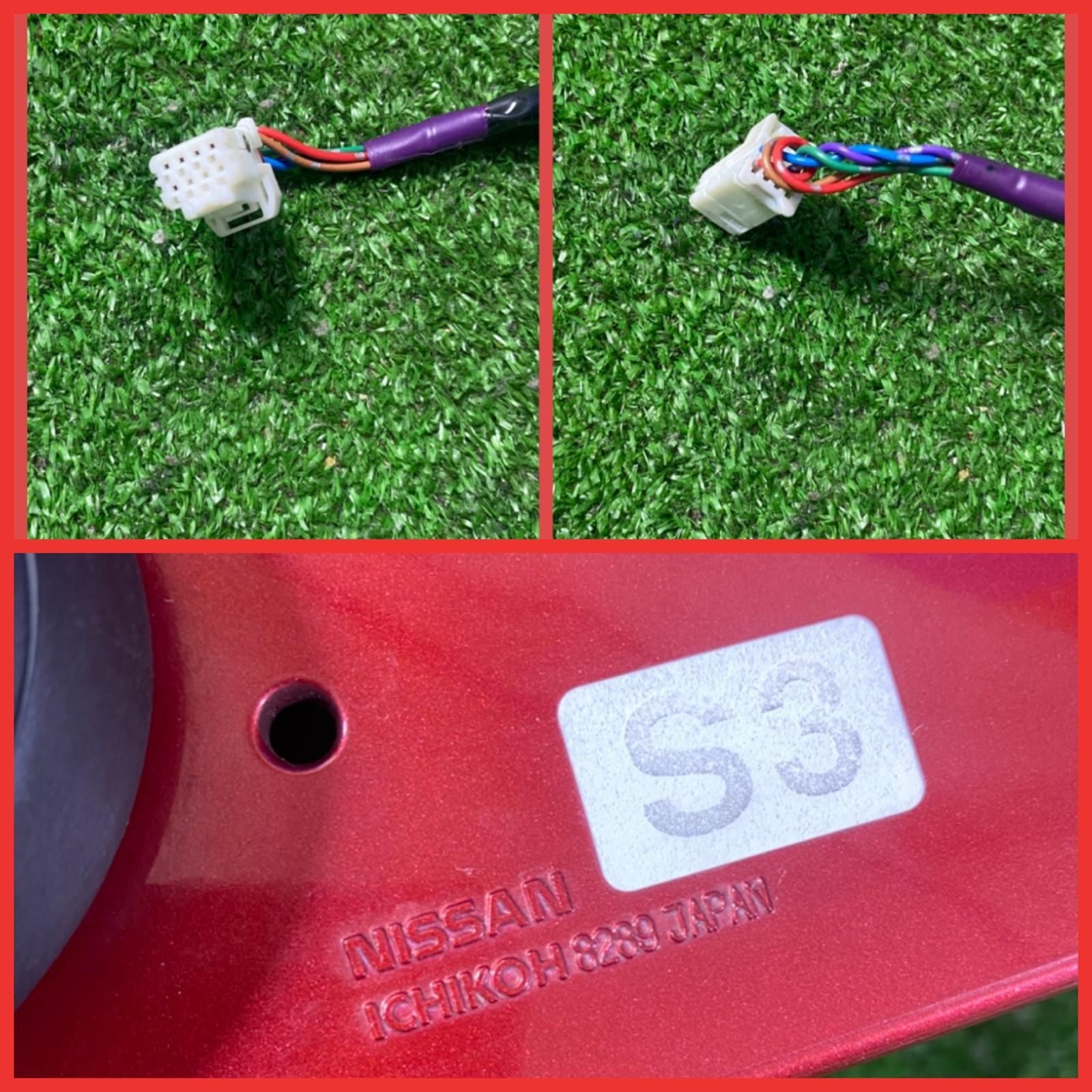 ZT-4507] 純正日産 キューブ Z12 サイドドアミラー 右左セット 5ピン