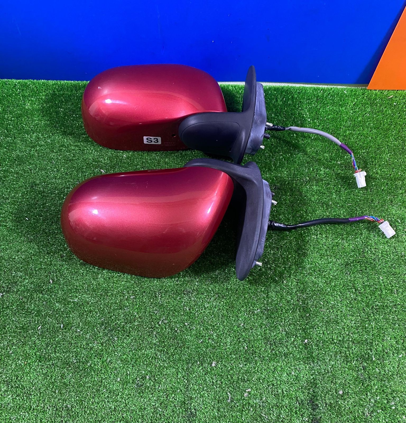 ZT-4507] 純正日産 キューブ Z12 サイドドアミラー 右左セット 5ピン