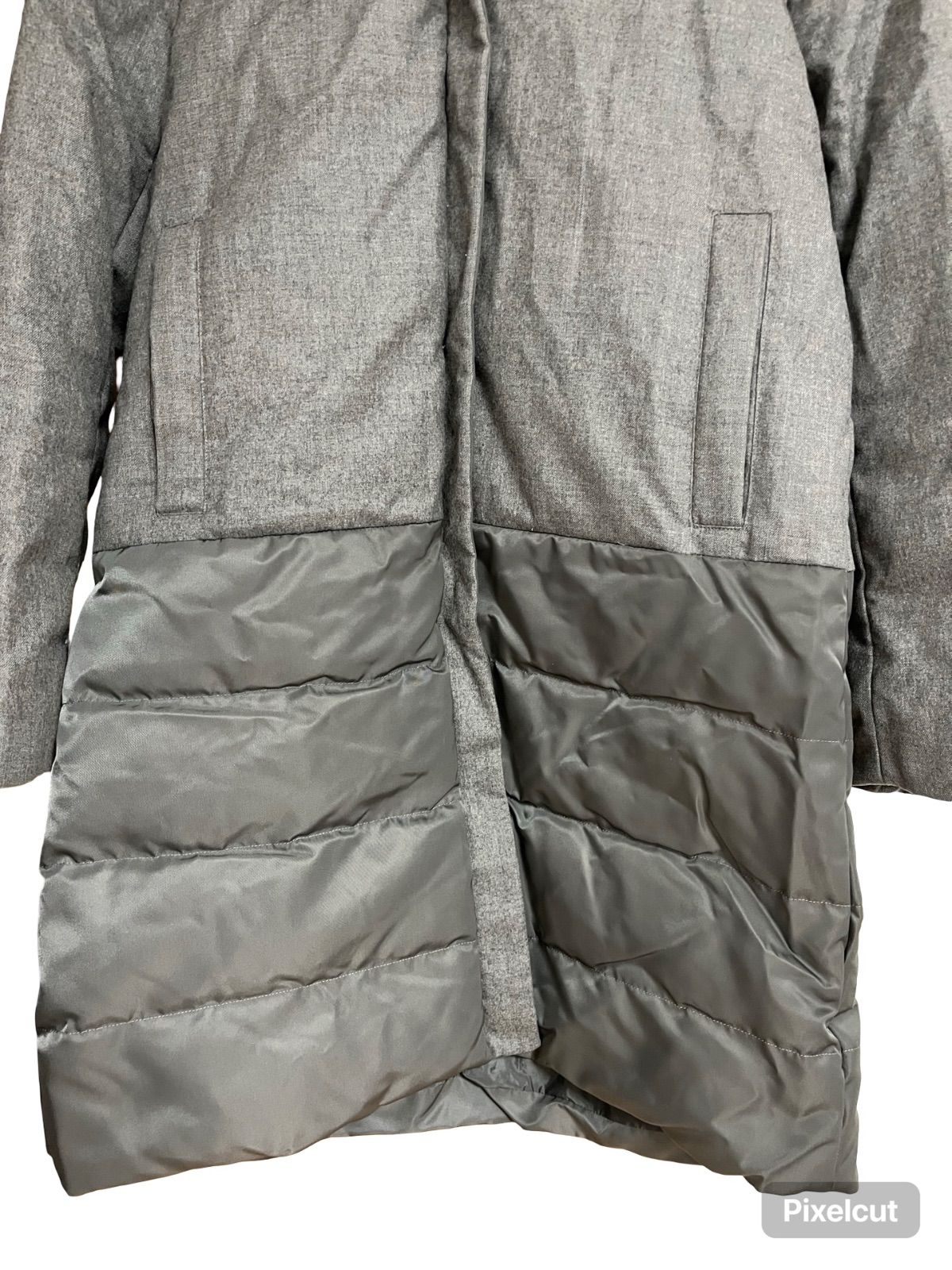 美品】Theory セオリー ダウンコート ダウンジャケット グレー