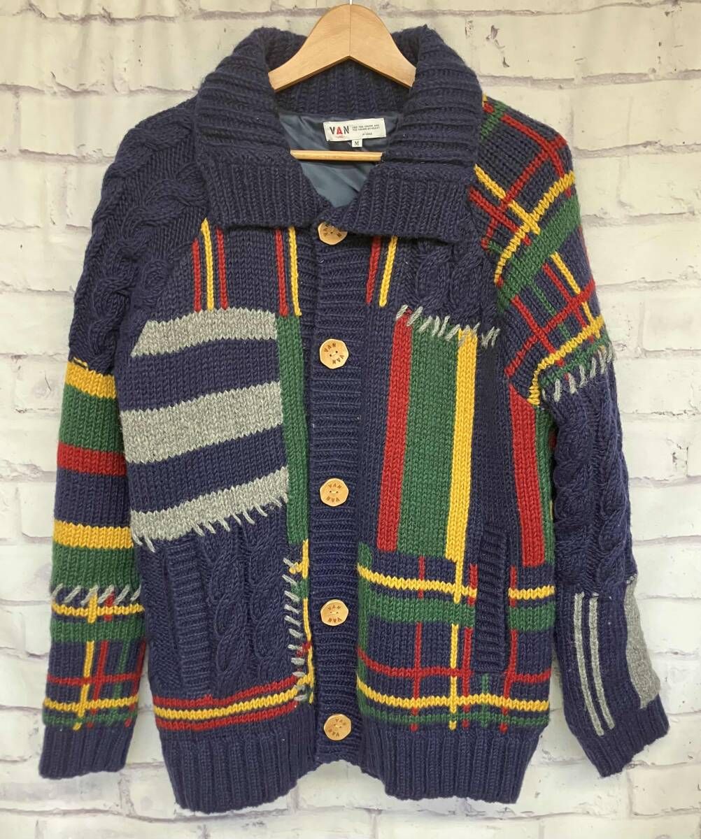 VAN JACKET ヴァンヂャケット カウチン ニットジャケット Mサイズ