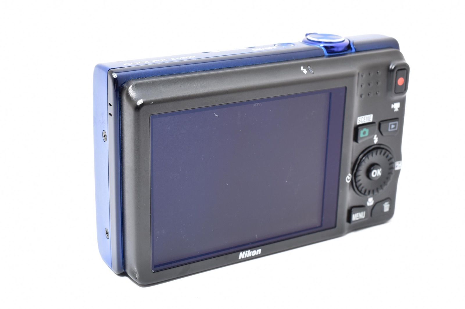 美品】【スマホ転送OK】ニコン NIKON COOLPIX S6200 ブルー ☆実用良品