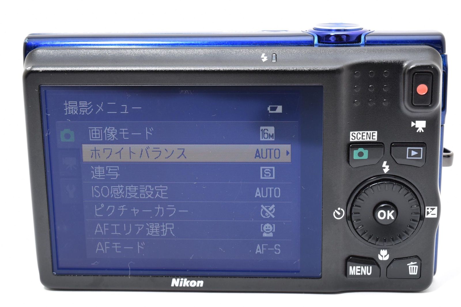 NIKON ニコン COOLPIX S6200 ブルー コンデジ 元箱付き極美品 NIKON ニコン COOLPIX S6200 ブルー コンデジ 元箱付き極美品