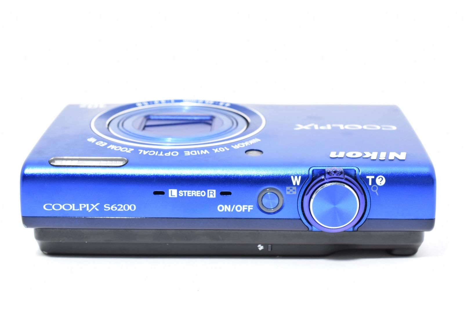 ☆実用良品☆ Nikon ニコン CoolPix S6200 ブルー クールピクス