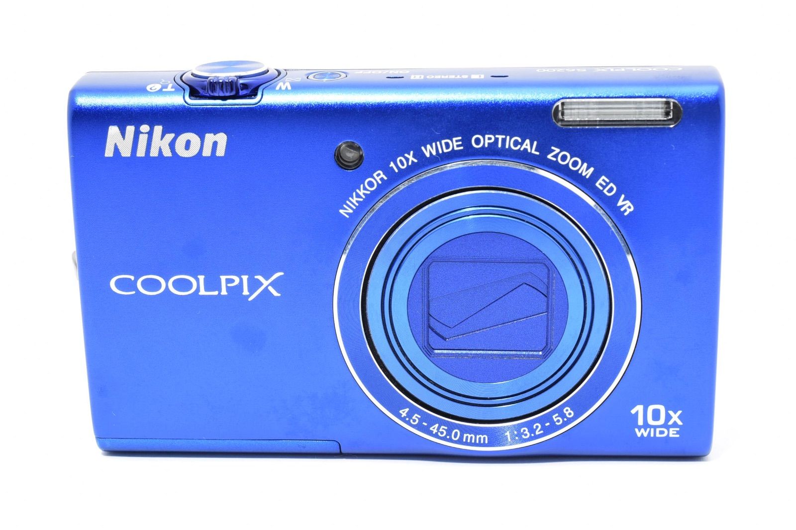 ☆実用良品☆ Nikon ニコン CoolPix S6200 ブルー クールピクス