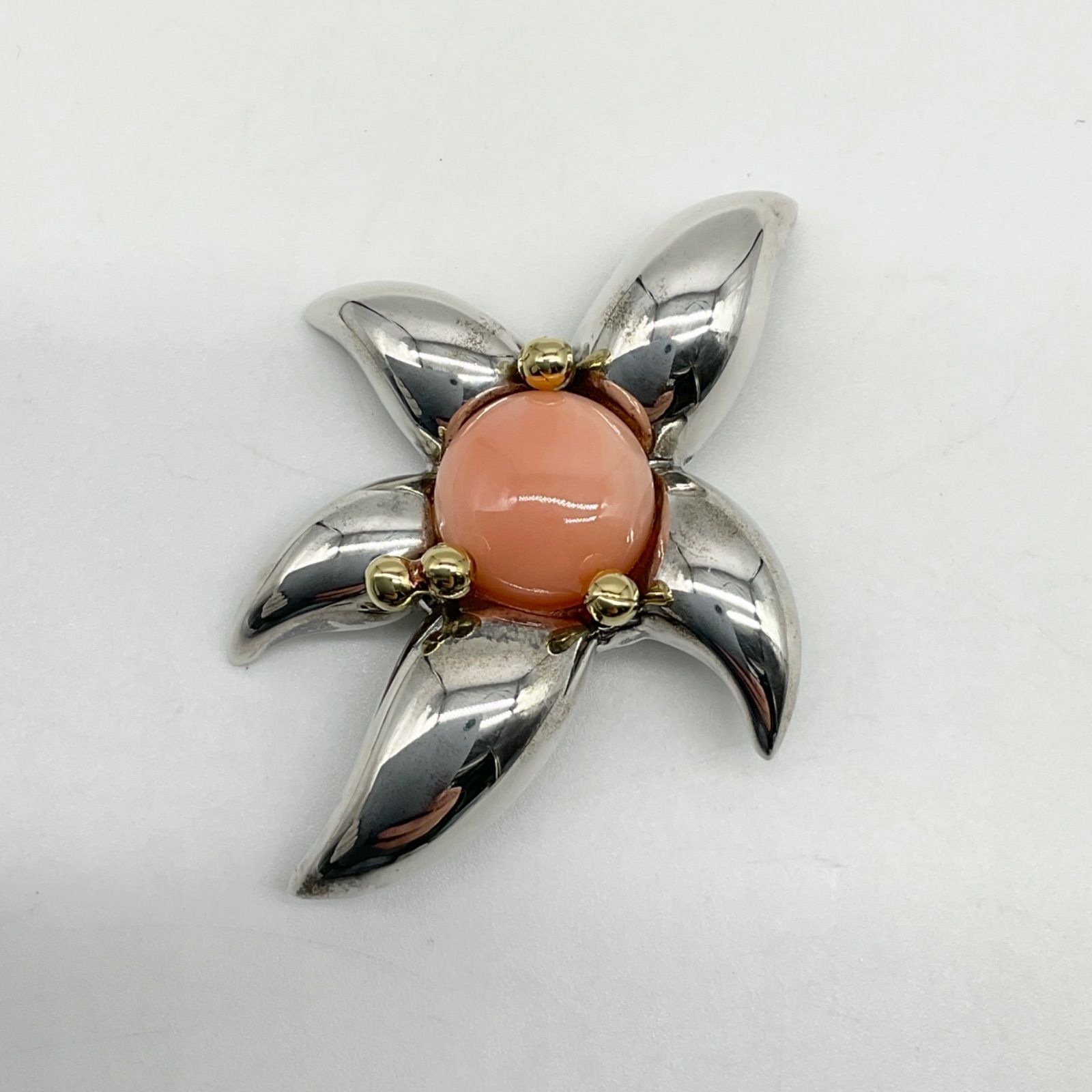 ○TIFFANY&Co. ティファニー ブローチ スターフィッシュ K18 SV925