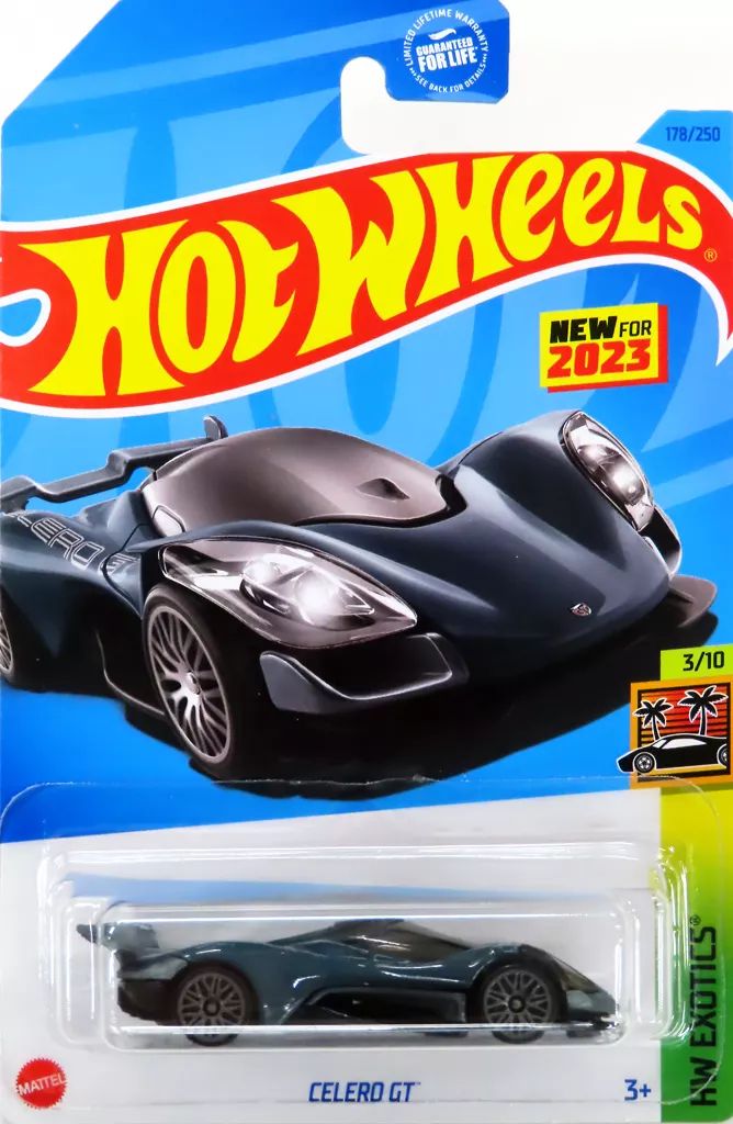 激レア Hot WHeels ミス商品 珍品 コレクター 中古】ミニカー 1/64 CELERO GT(グレー×ブラック) 「Hot Wheels HW