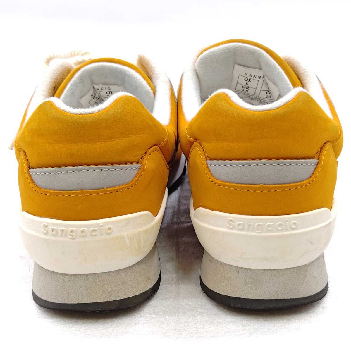 SANGACIO サンガッチョ にゅ～ず 23cm オレンジ レディース スニーカー