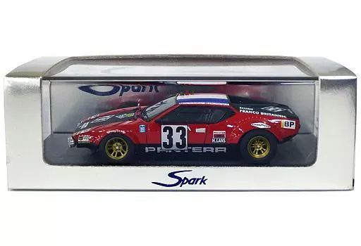 ミニカー 1 43 De Tomaso Pantera Le Mans 1972 GOOD YEAR 33 レッド ブラック S 0524