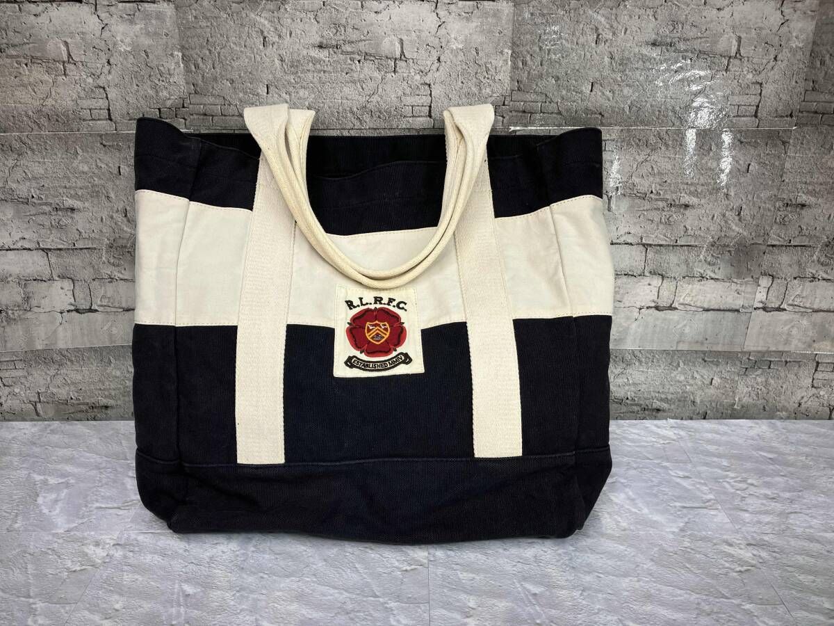 RALPH LAUREN ラルフローレン RUGBY ラグビー トートバッグ キャンバス